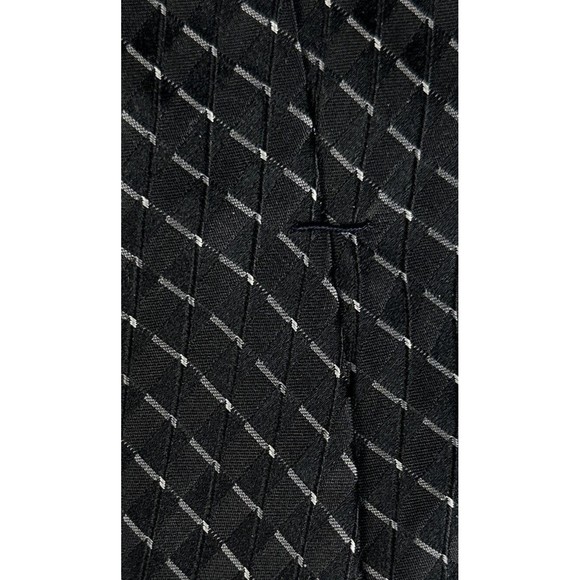 Murano Tie Made In The USA 100% Silk Black and White - Picture 4 of 11